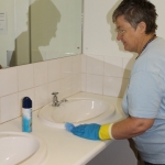 Cleaning Day ~ Josephine on Bathroom Duty ~ 5 April 2014  (427x640)