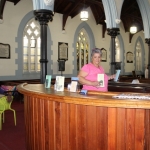 Cleaning Day ~ Sharon sorting her desk ~ 5 April 2014 (640x427)