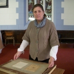 sandra-prosalendis-with-john-wesley-letter-ready-for-display-19-may-2011-139-640x480