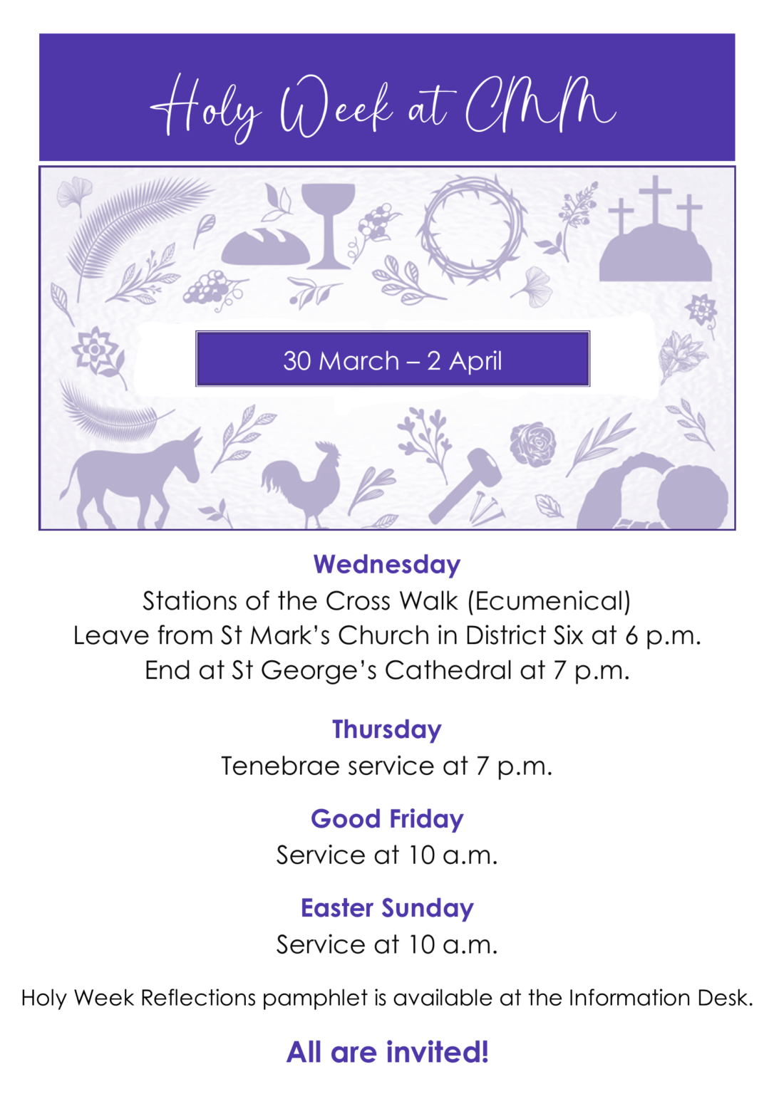 Holy Week – Central Methodist Mission